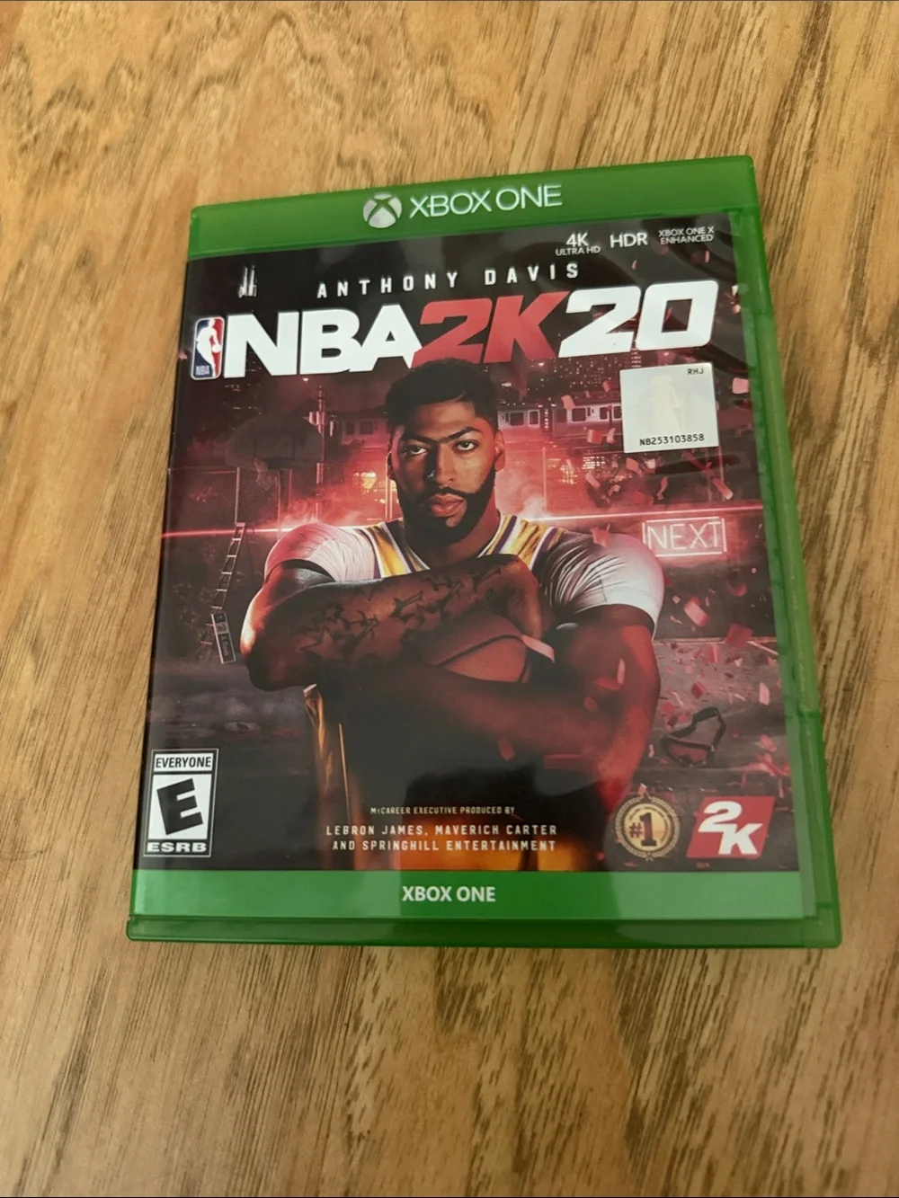 NBA 2K20 (Xbox One) - Anthony Davis Cover, Green Case